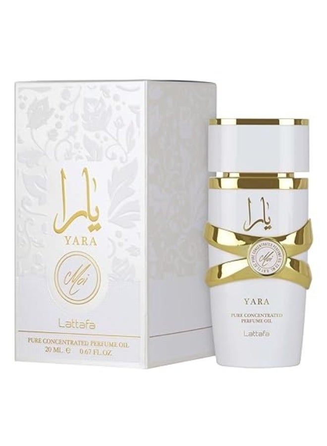 Lattafa Yara Moi – Fruity, Floral, Sweet & Woody Concentrated Perfume Oil for Women (20 ml) - Image 2